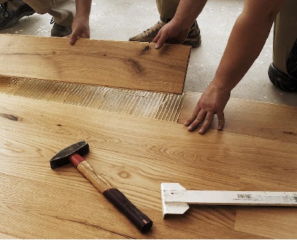 Укладка инженерной доски