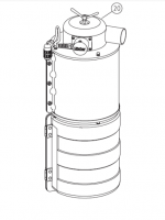 Пылеотделитель с контейнером Trio (LAGLER) [20] (арт. 900.00.16.100)