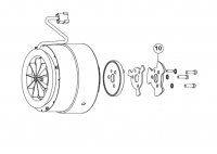 Lagler Single - фиксатор тарелки [10] (арт.850.64.08.100)