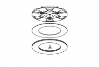Универсальная, шлифовальная тарелка, в сборе (1 штука) Trio (LAGLER) (арт. 900.02.10.200)