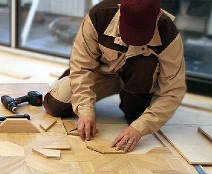 Укладка штучного паркета