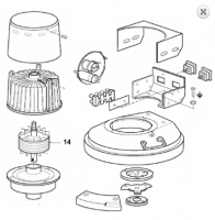 Columbus E400S - ротор электродвигателя P40 [14] (арт. 20444631)