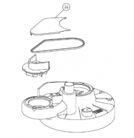 Крышка для ремня вентилятора Trio (LAGLER) [34] (арт. 900.50.10.100)