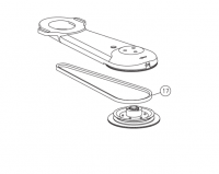 Клиновой ремень, длинный Elan (LAGLER) [17] (арт.000.70.10.085)