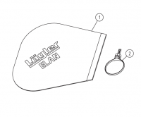 Мешок для пыли с зажимом MultiClip Elan (LAGLER) [1+2] (арт.350.00.80.105+000.01.40.110)