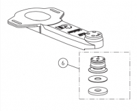 Шлифовальная тарелка для угловой насадки, в сборе Flip (LAGLER) [6] (арт. 335.01.91.100)