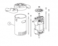 Кожух корпуса, в сборе Elan (LAGLER) [3] (арт.350.05.10.100)