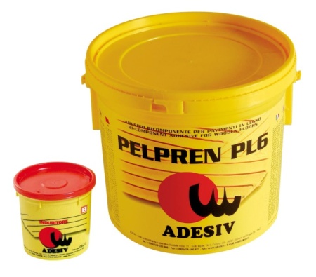 PELPREN PL6 (ADESIV) Двухкомпонентный эпоксидно полиуретановый паркетный клей 10кг.