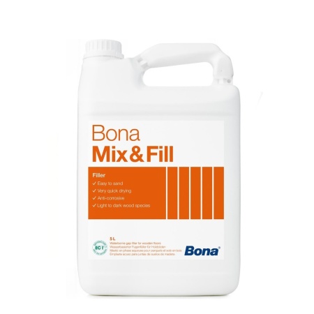 Mix Fill (BONA) Шпатлёвка на водной основе для щелей до 2мм 5л.