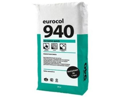 940 Europlan Quick (EUROCOL) Cмесь сухая напольная 25 кг.