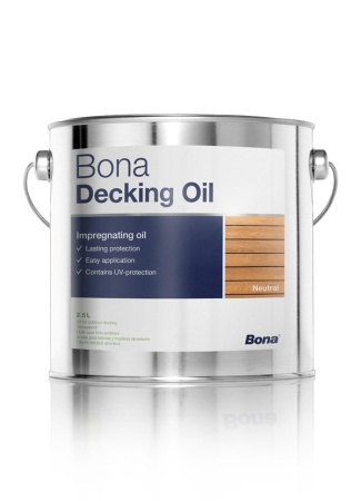 Decking Oil (BONA) Масло для защиты террасной доски (бесцветное) 2.5л.