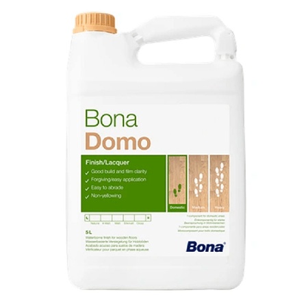 Bona Domo (BONA) Однокомпонентный водно дисперсионный акриловый лак 5л.