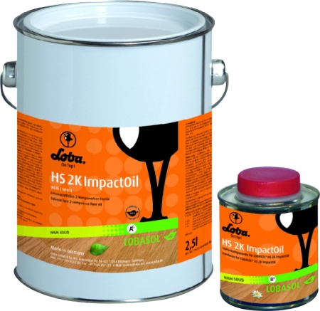 HS 2K ImpactOilColor (LOBA) Двухкомпонентное масло (цветное) 0.75л.