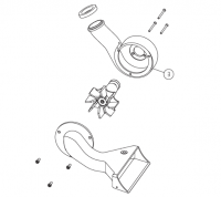 Lagler Hummel - корпус вентилятора пылеотсоса [3] (арт.100.08.00.100)