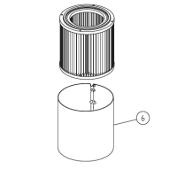 Защитный кожух фильтра Trio (LAGLER) [6] (арт. 900.16.19.100)