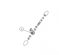 Hummel - рычаг механизма подъёма барабана [6] (арт.100.20.18.200)